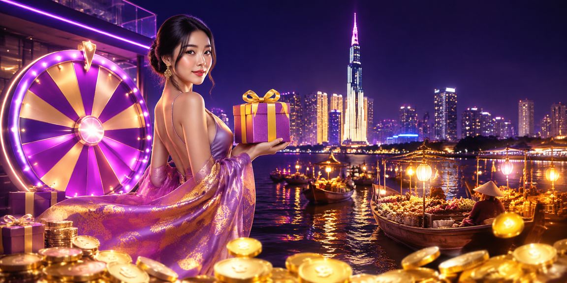 Không khí giải trí casino neon sống động tại TP. Hồ Chí Minh về đêm
