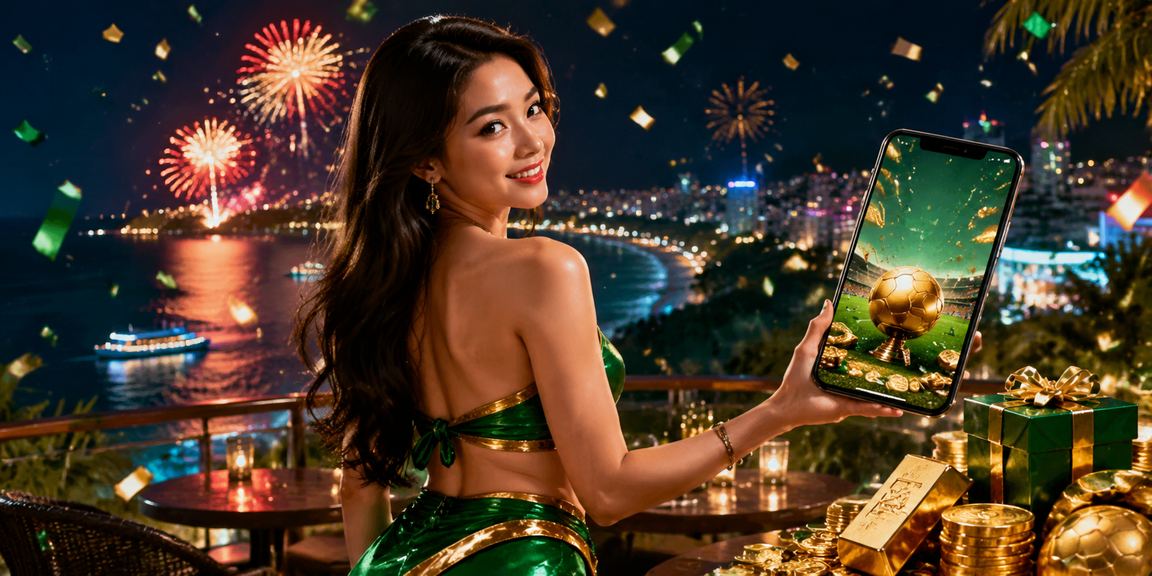 Người chơi sử dụng casino trực tuyến trên điện thoại tại bãi biển Vũng Tàu